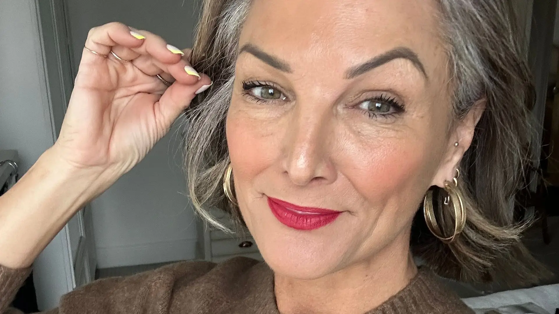 Grey hair: a make-up artist’s advice on which eyeshadow shades to use to brighten eyes